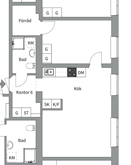 Bostadsbild från Högbergsgatan 59B, Såld i , Stockholm