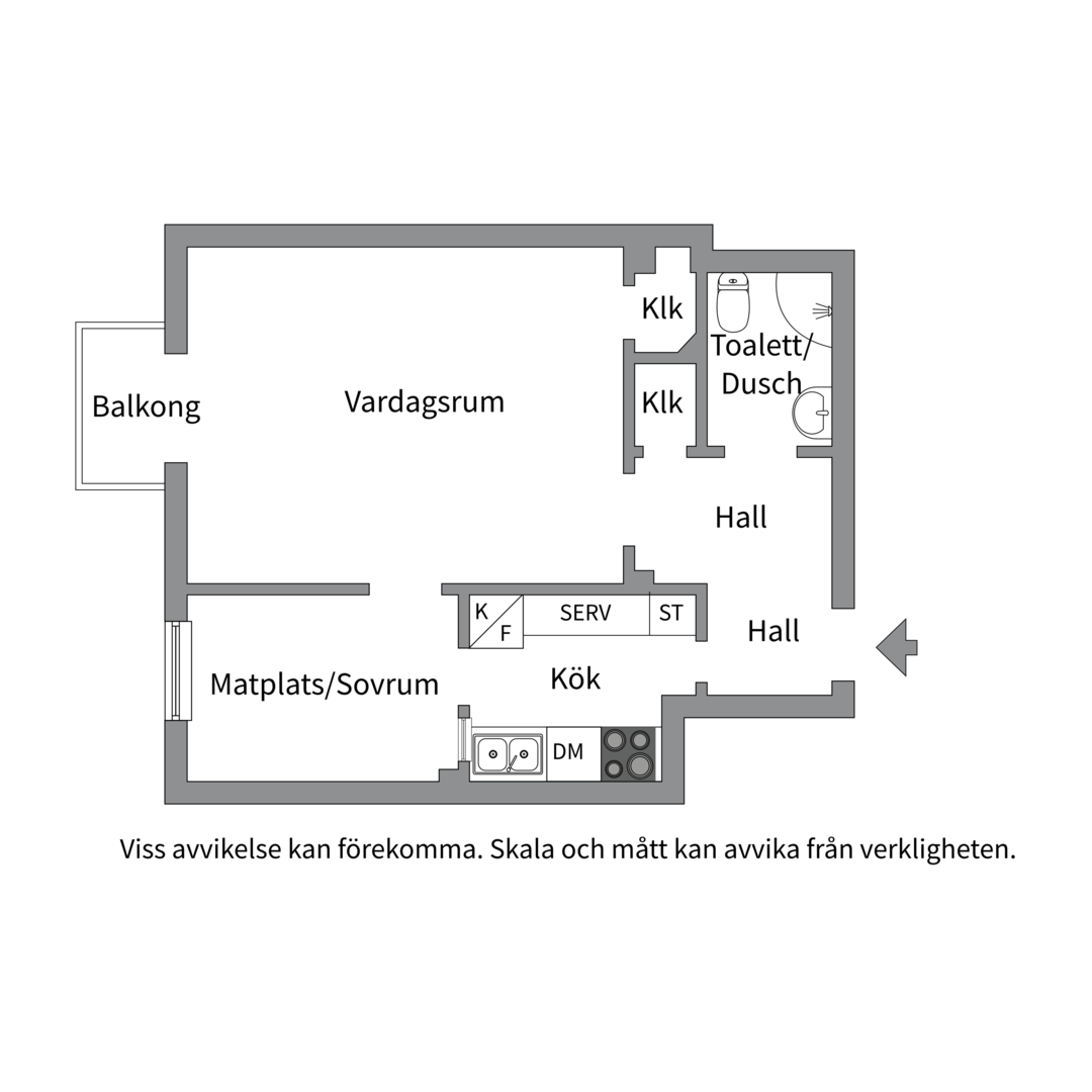 Planlösning från Baltzar von Platens gata 4, 4 tr, Såld i Kungsholmen - Norr Mälarstrand, Stockholm