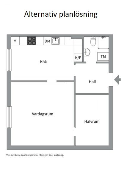 Bostadsbild från Marielundsgatan 5A, Såld i Fålhagen, Uppsala