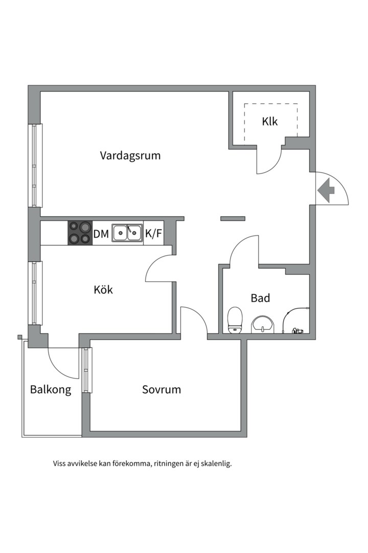 Planlösning från S:t Persgatan 29, Såld i Höganäs, Uppsala