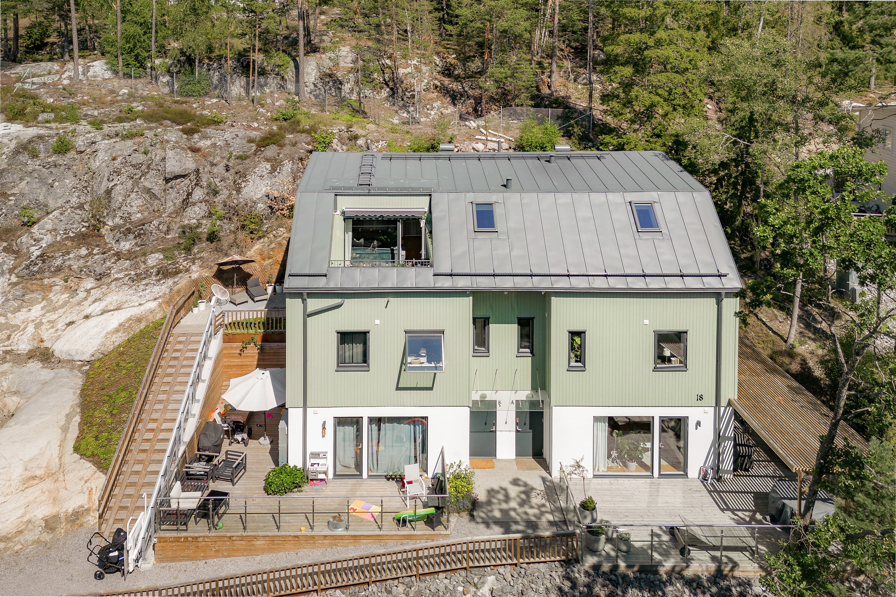 Bostadsbild från Munkkärrsvägen 18C, Såld i Eriksvik, Nacka