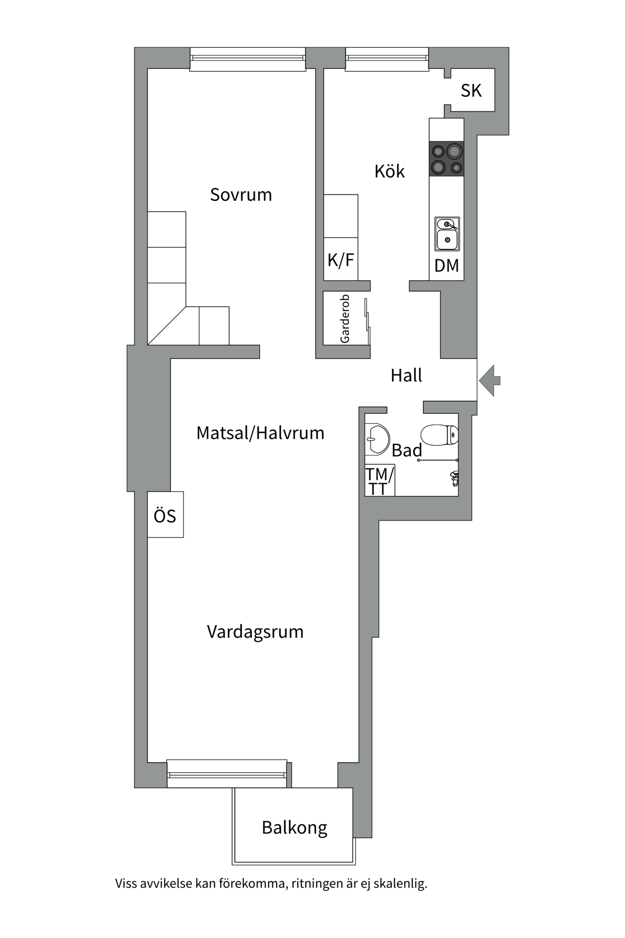 Bostadsbild från Kungsgatan 52C, Såld i Centrum, Uppsala