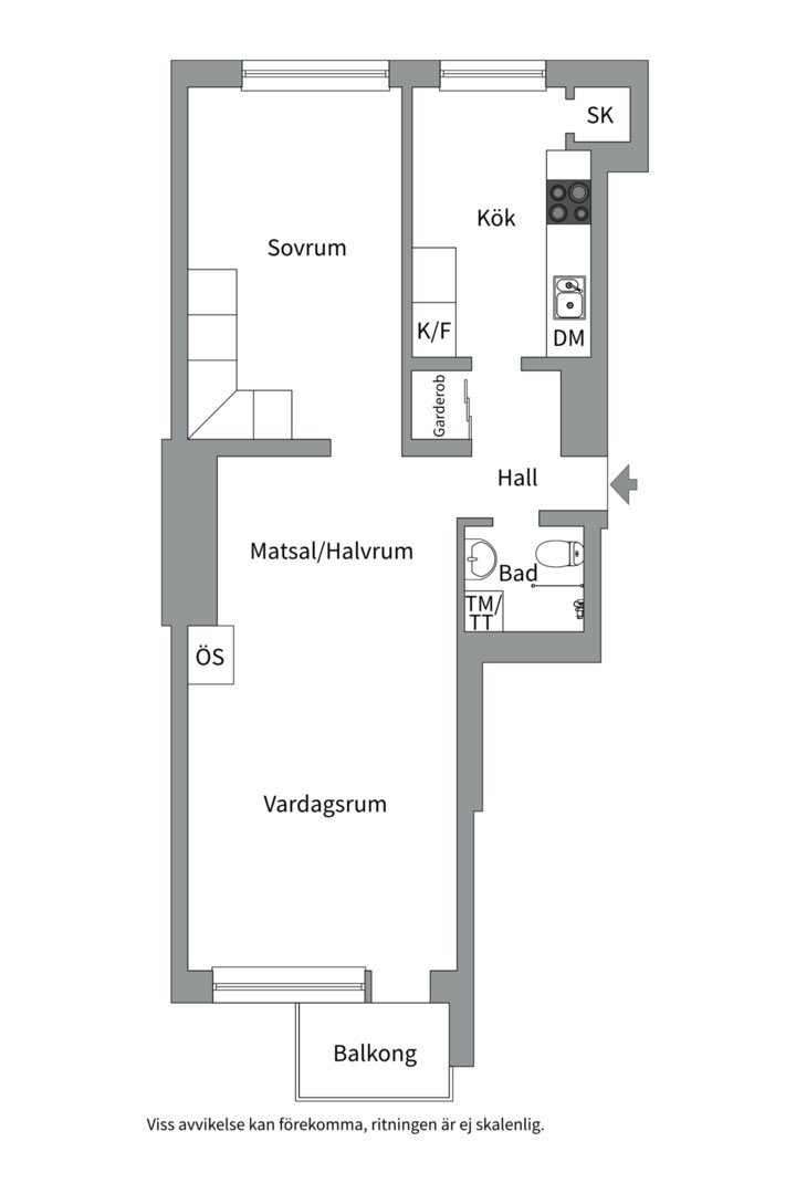 Bostadsbild från Kungsgatan 52C, Såld i Centrum, Uppsala