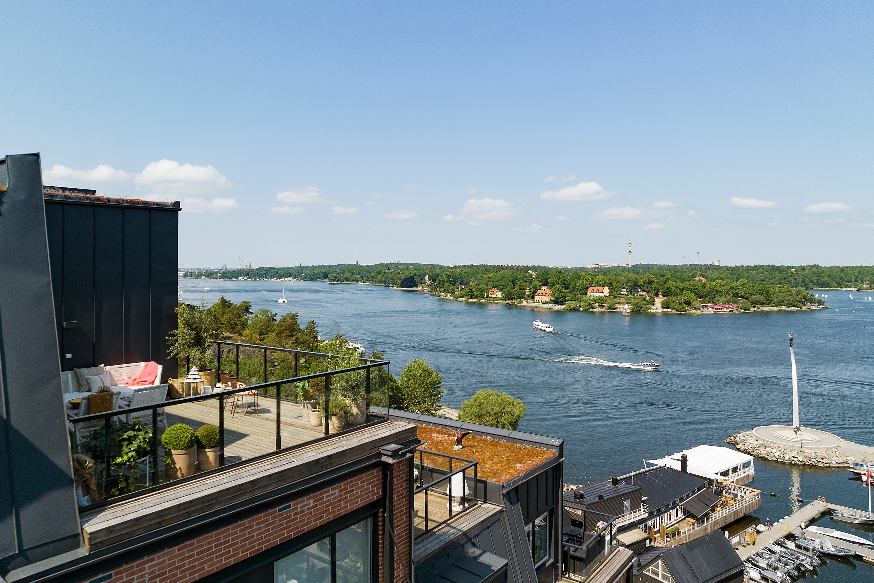 Bostadsbild från Augustendalsvägen 35, Såld i Nacka Strand, Nacka
