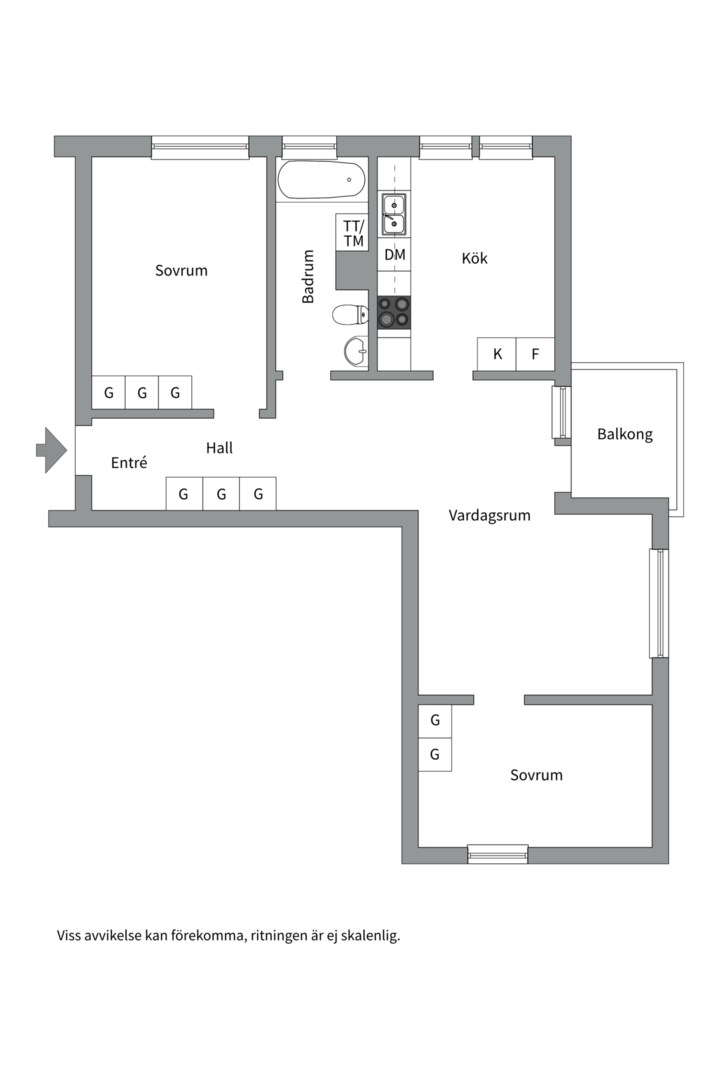Planlösning från Diligensvägen 40, Såld i Jarlaberg, Nacka
