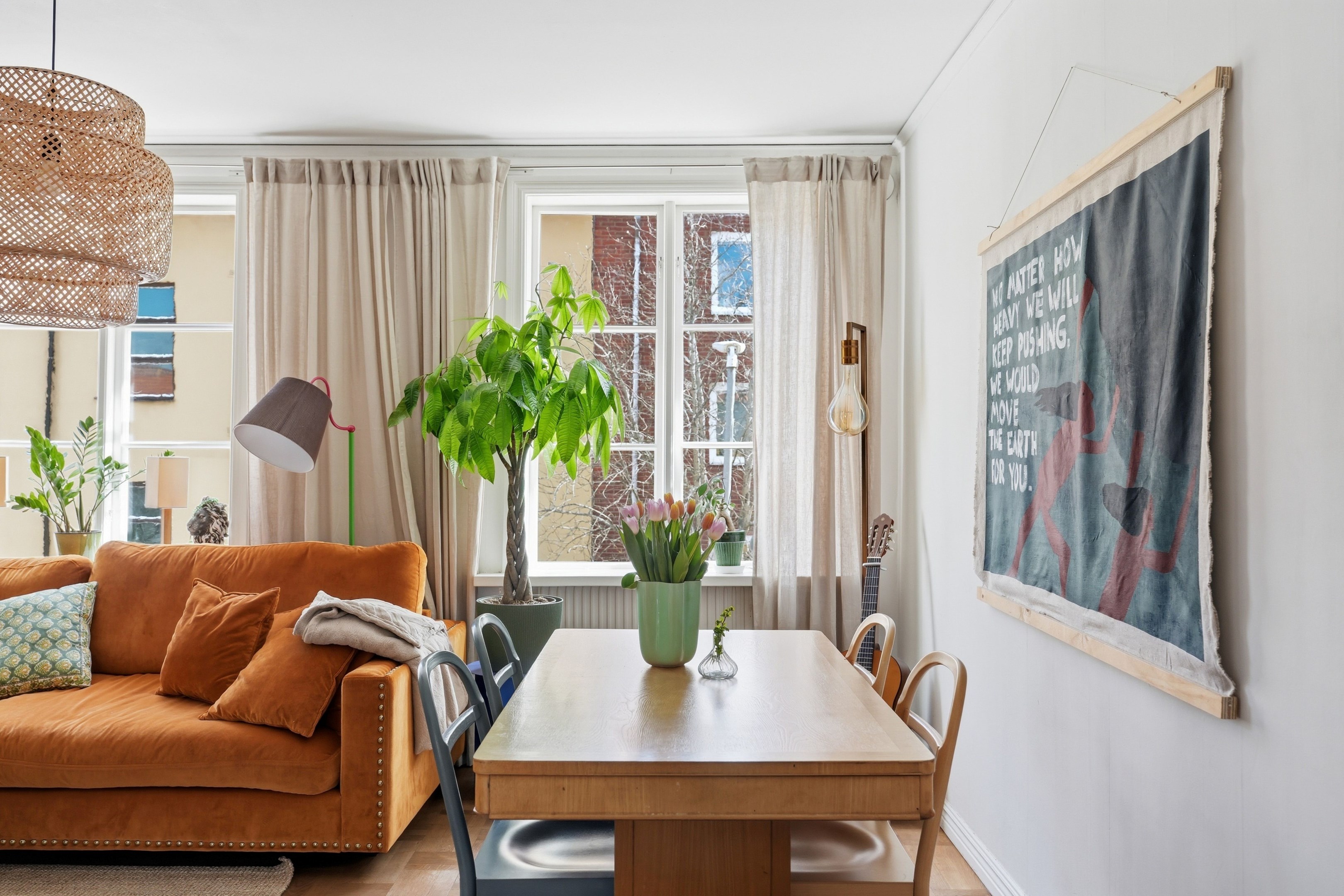 Bostadsbild från Dalgatan 21A, Kommande i Luthagen, Uppsala