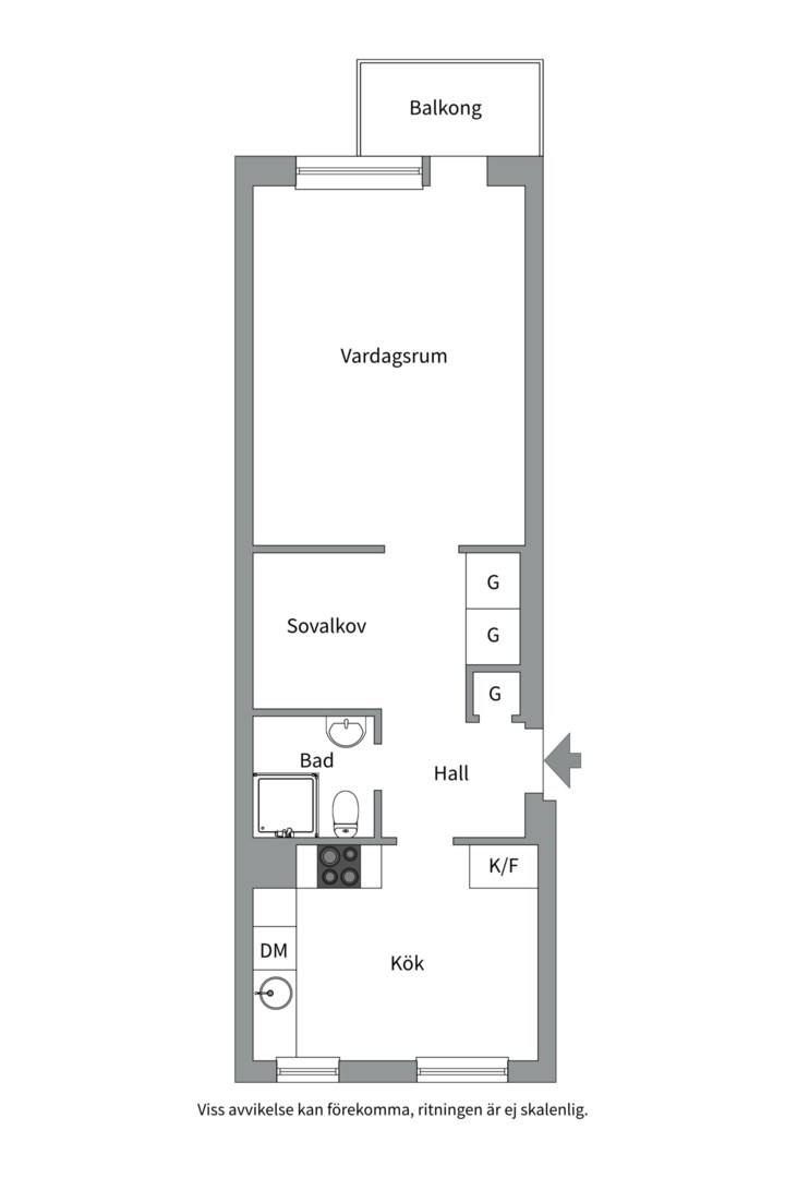 Bostadsbild från Geijersgatan 25A, Såld i Luthagen, Uppsala