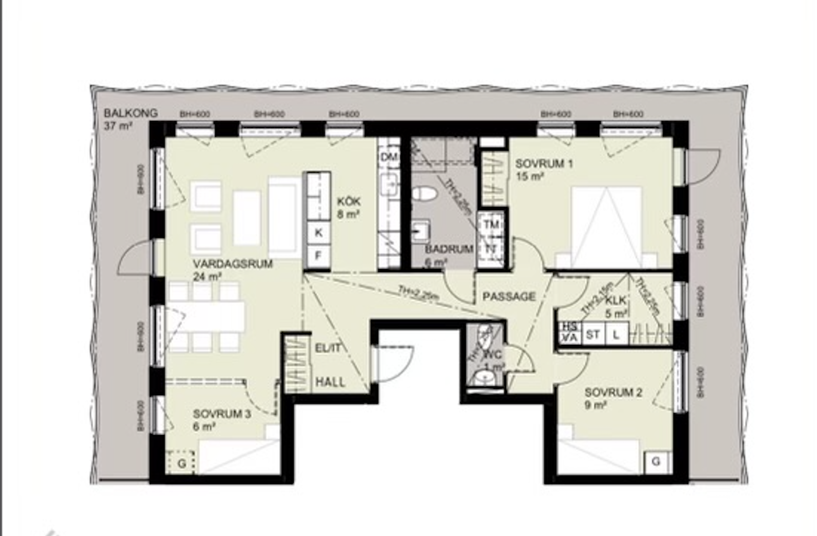 Bostadsbild från Tändkulevägen 33, Såld i Nacka Strand, Nacka