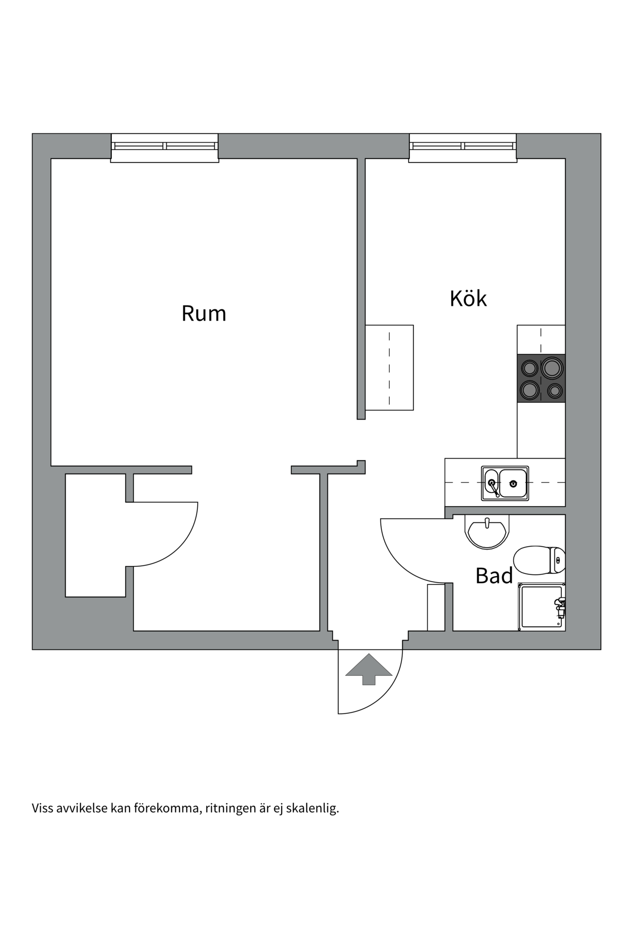Bostadsbild från Väderkvarnsgatan 52B, Såld i Fålhagen, Uppsala