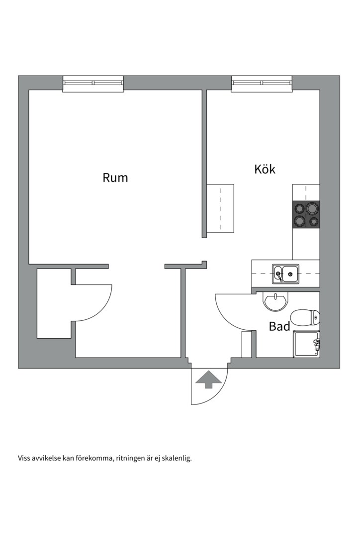 Bostadsbild från Väderkvarnsgatan 52B, Såld i Fålhagen, Uppsala
