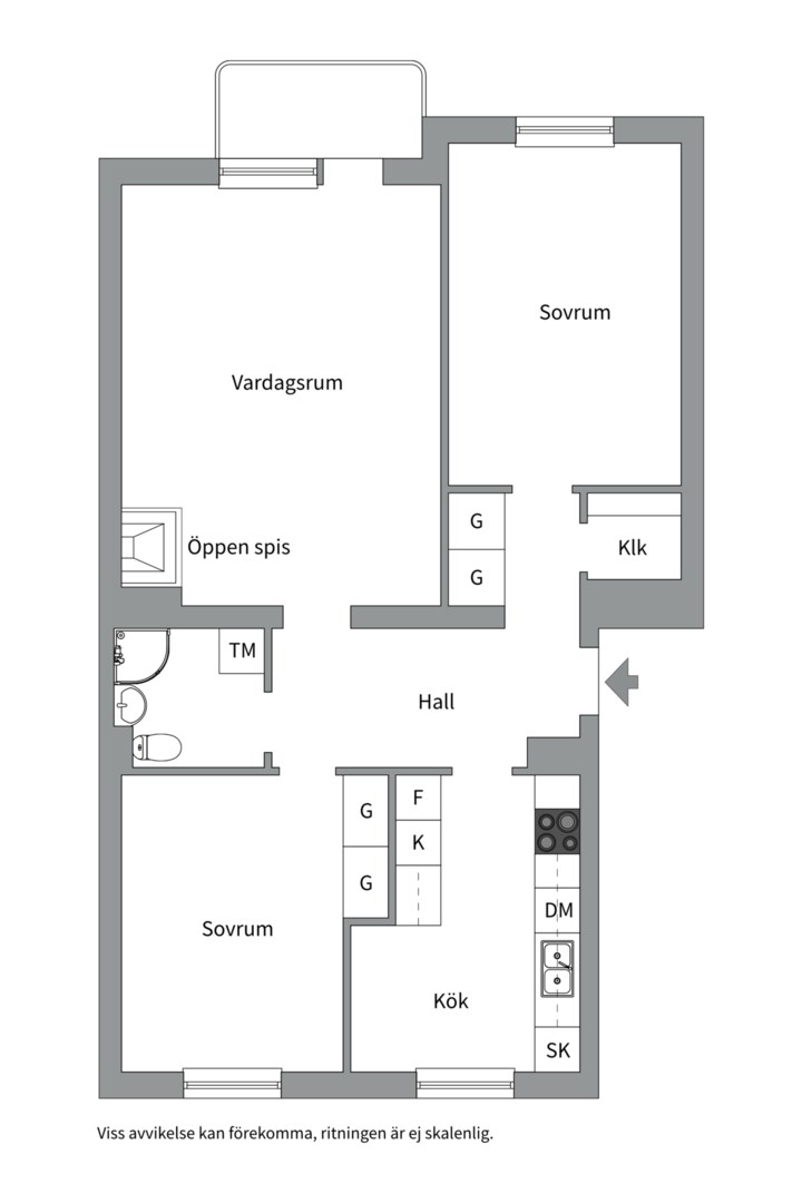 Bostadsbild från Tegnérgatan 15 A, Såld i Luthagen, Uppsala