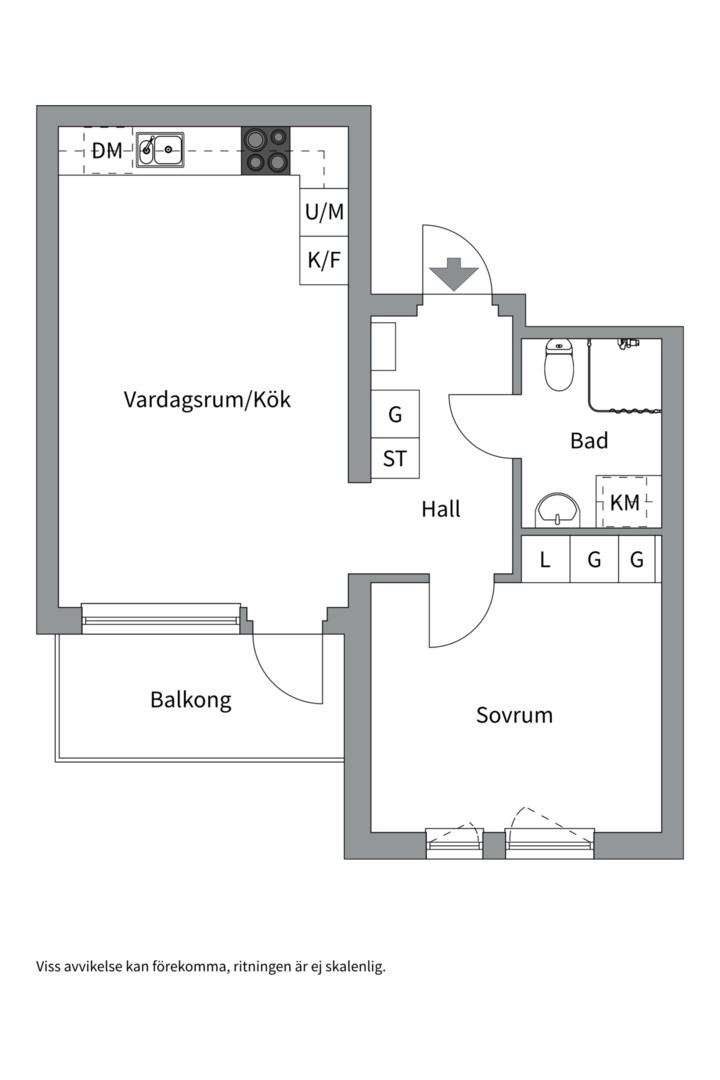 Planlösning från Ursula Printz gata 6, Såld i Porslinskvarteren, Värmdö