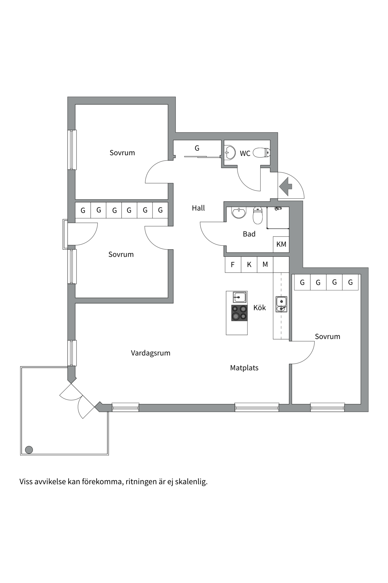 Bostadsbild från Eva Lagerwalls väg 28, Såld i Ulleråker, Uppsala