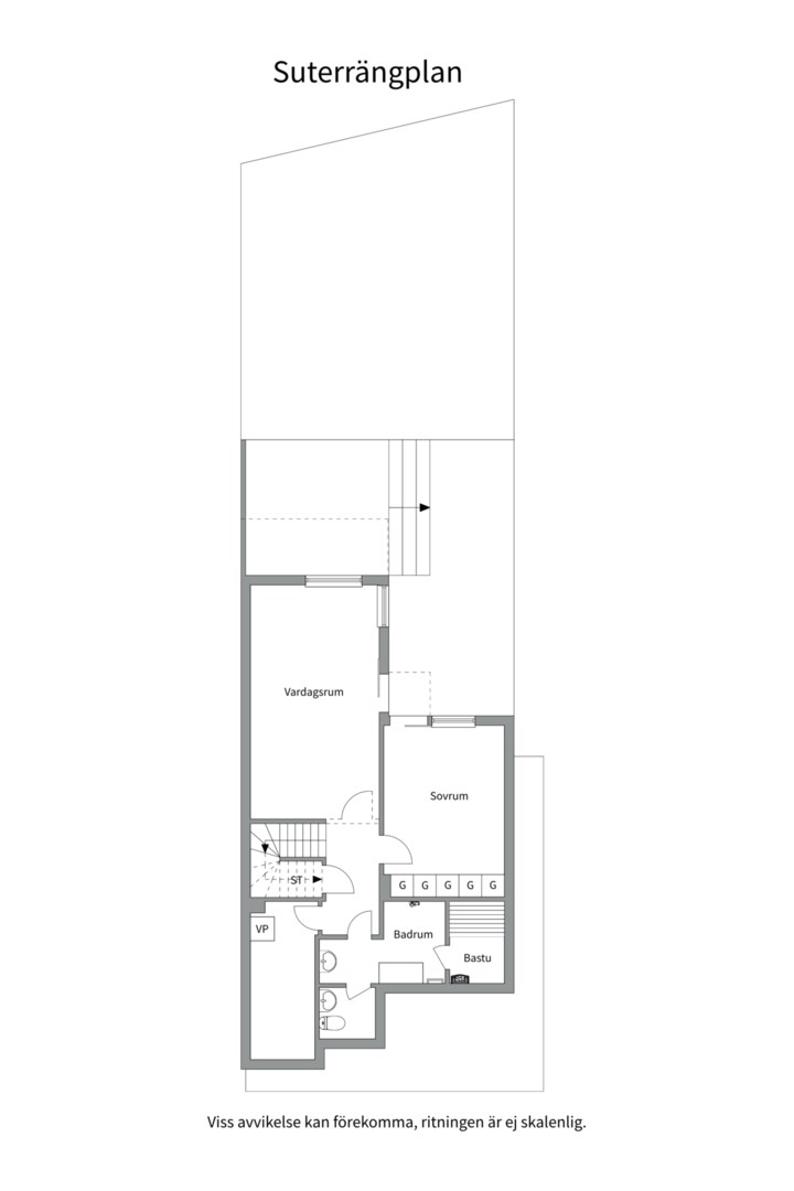 Planlösning från Skurusundsvägen 116B, Såld i Skuru, Nacka