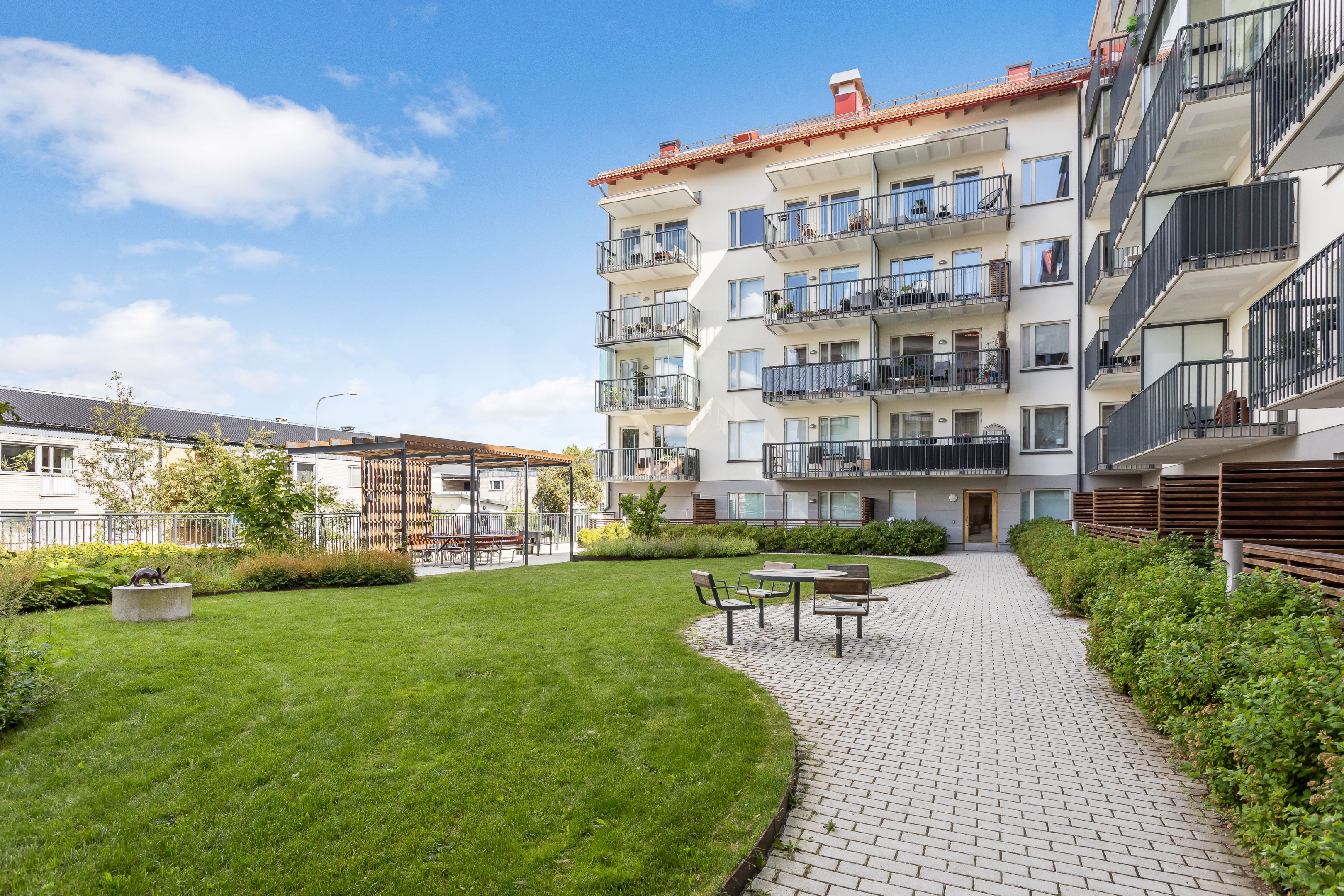 Bostadsbild från Råbyvägen 80, Kommande i Kapellgärdet, Uppsala