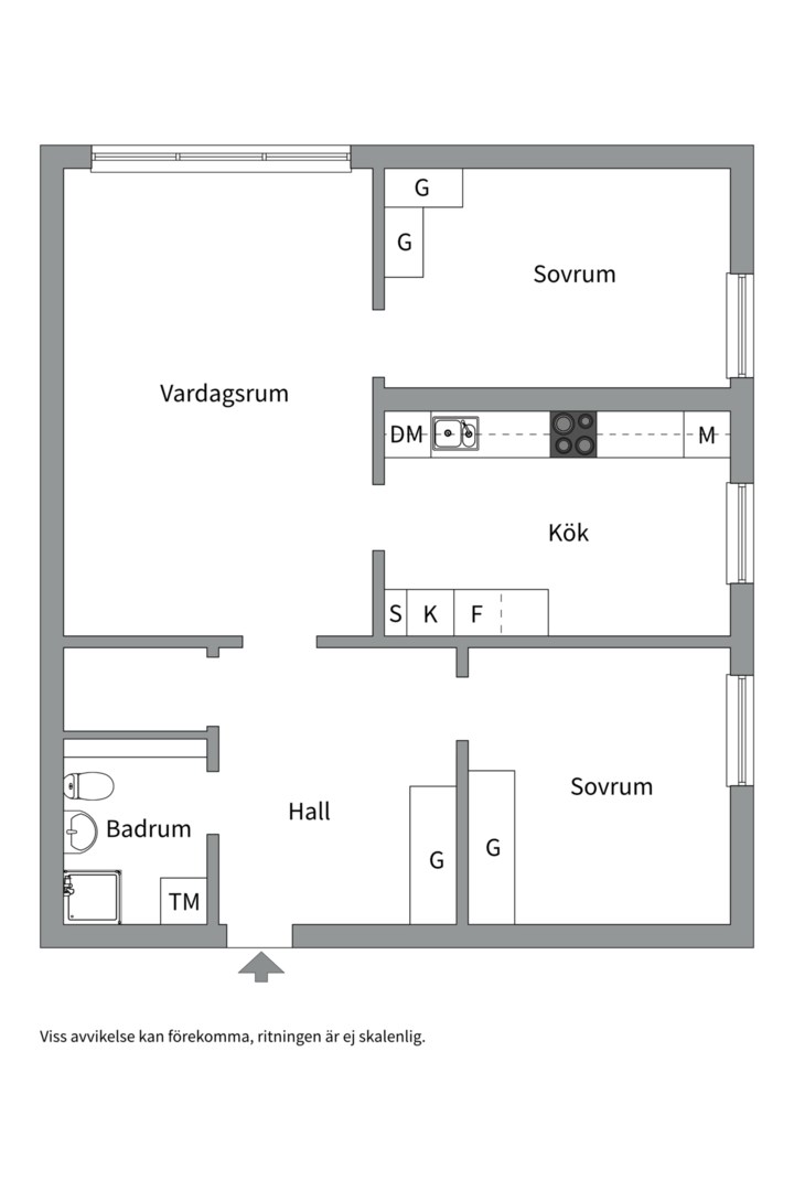 Planlösning från Freyvägen 2A, Såld i Neglinge - Saltsjöbaden, Nacka