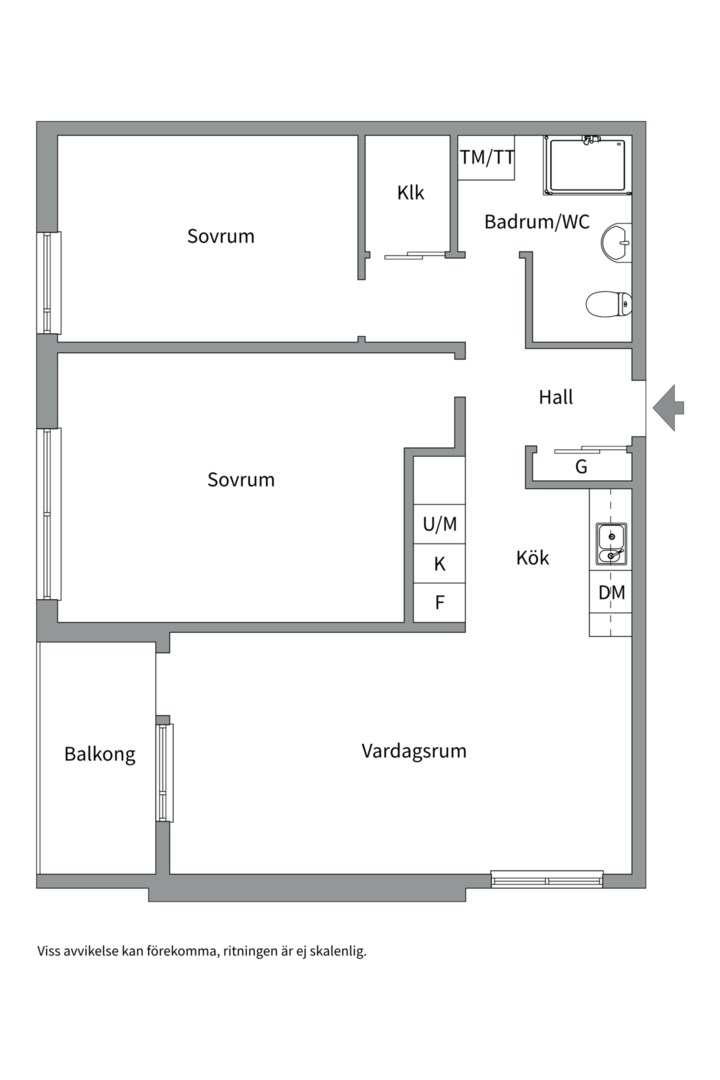 Bostadsbild från Släggkastargatan 11, Såld i Rönnby, Västerås