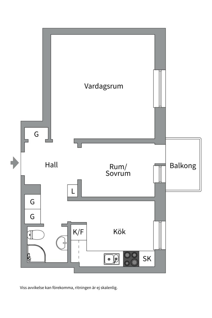 Bostadsbild från Luthagsesplanaden 36A, Såld i Luthagen, Uppsala