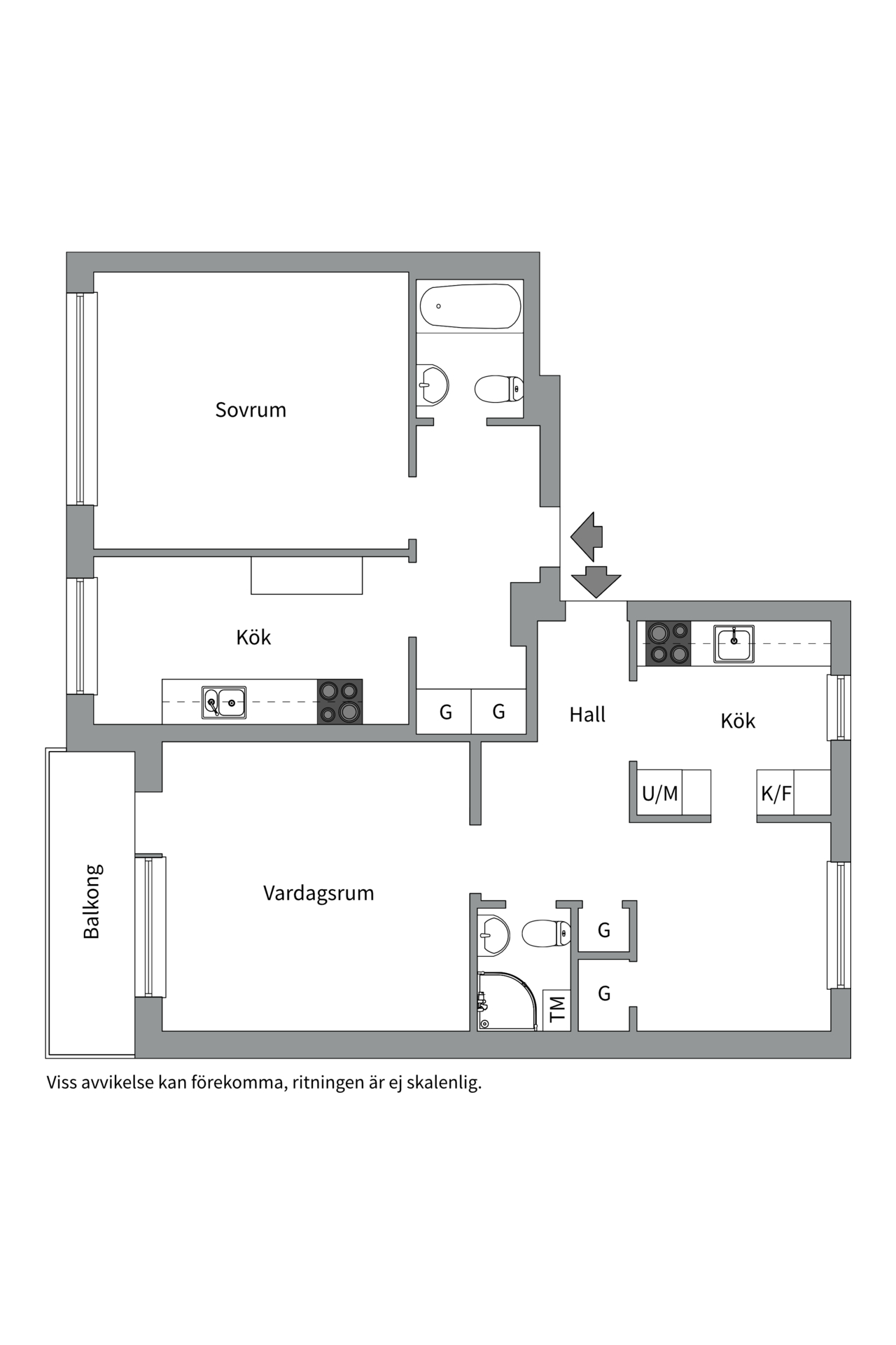 Bostadsbild från Vretgränd 6A, Såld i Centrum, Uppsala