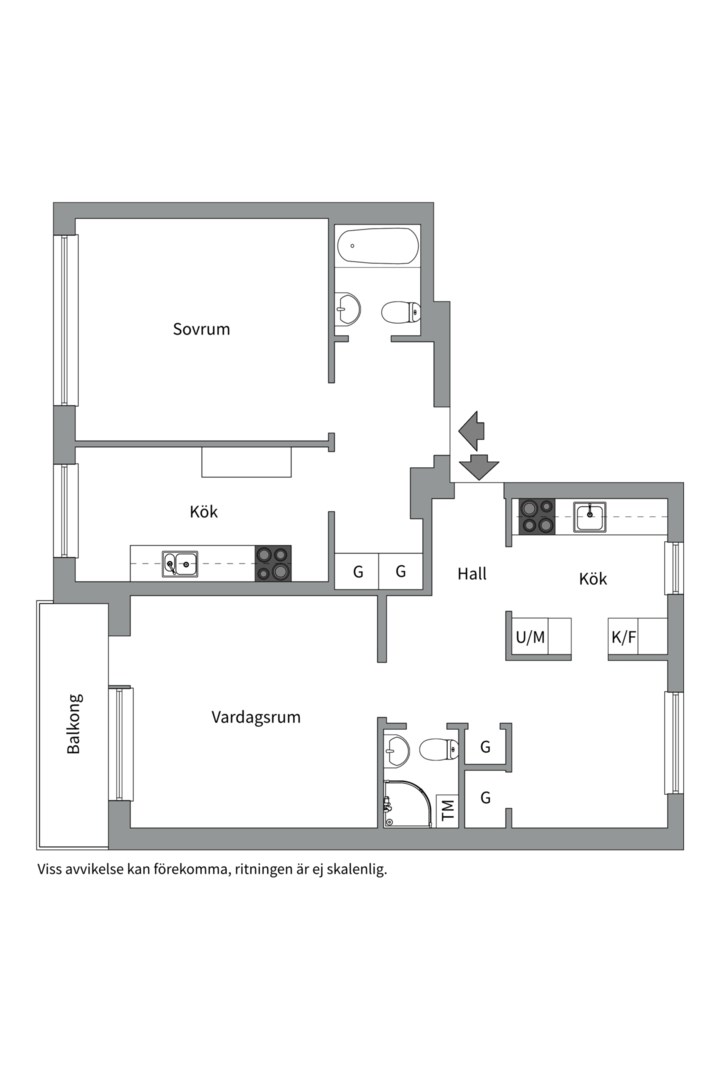 Bostadsbild från Vretgränd 6A, Såld i Centrum, Uppsala