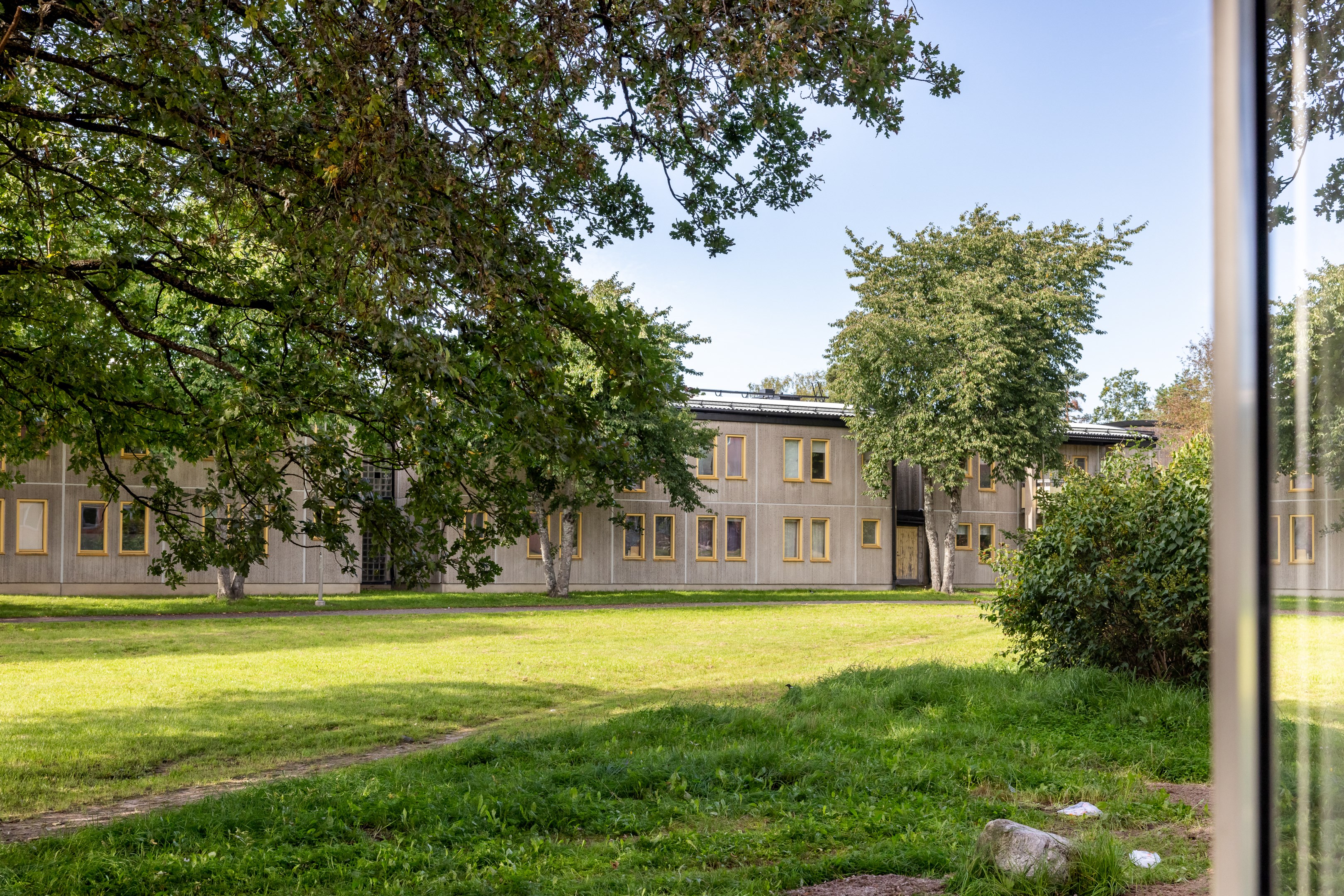 Vy från lägenhetens fönster