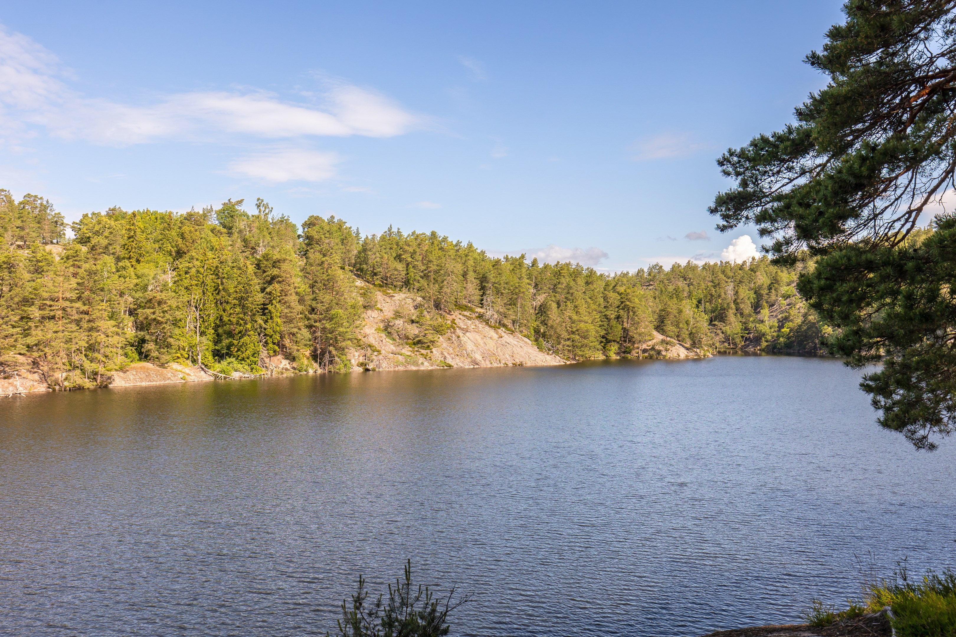 Vy över glasbrukssjön