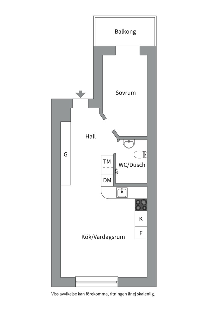 Planlösning från Scheelegatan 30, 2 tr, Såld i Kungsholmen - Rådhuset, Stockholm