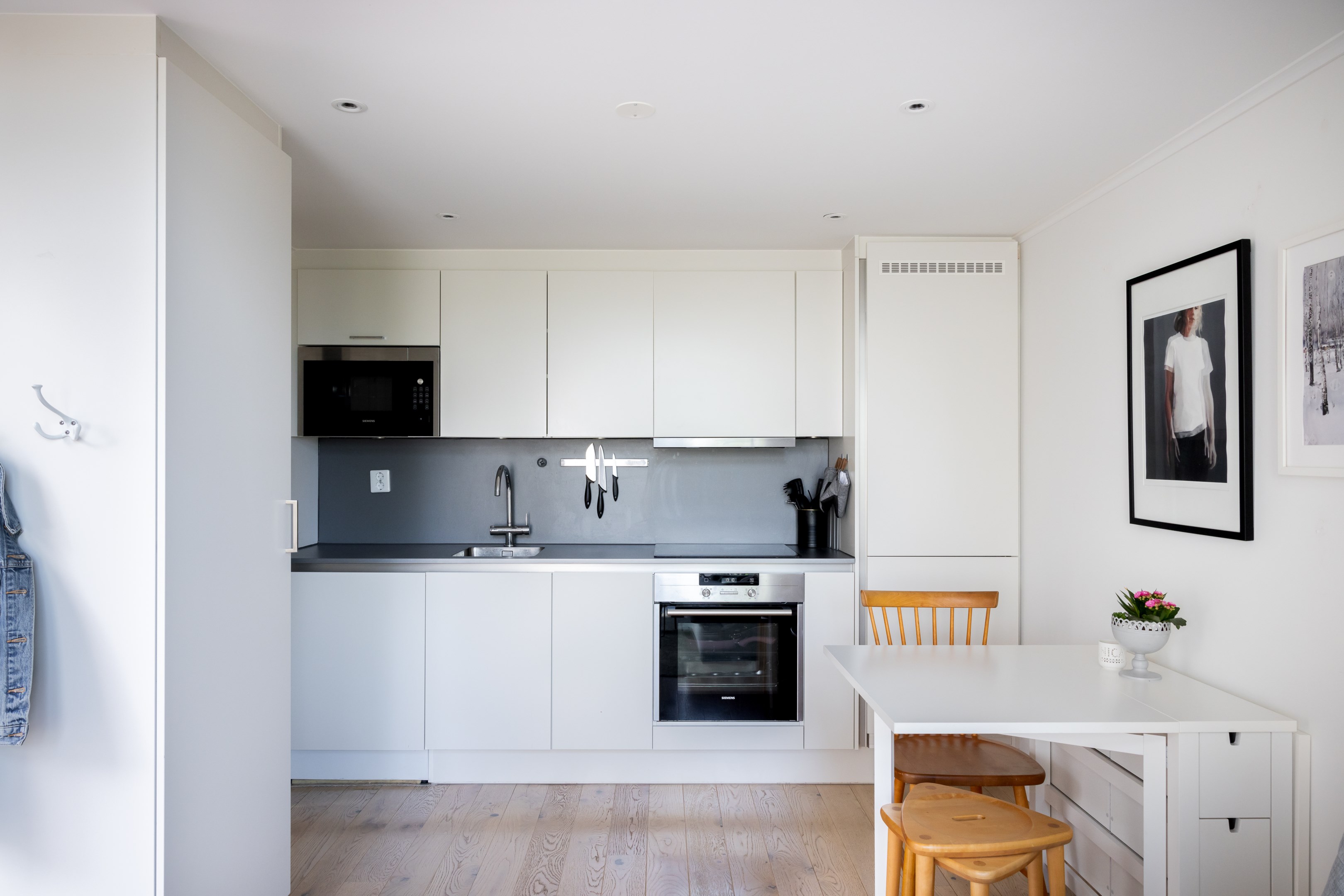 ...med integrerade vitvaror