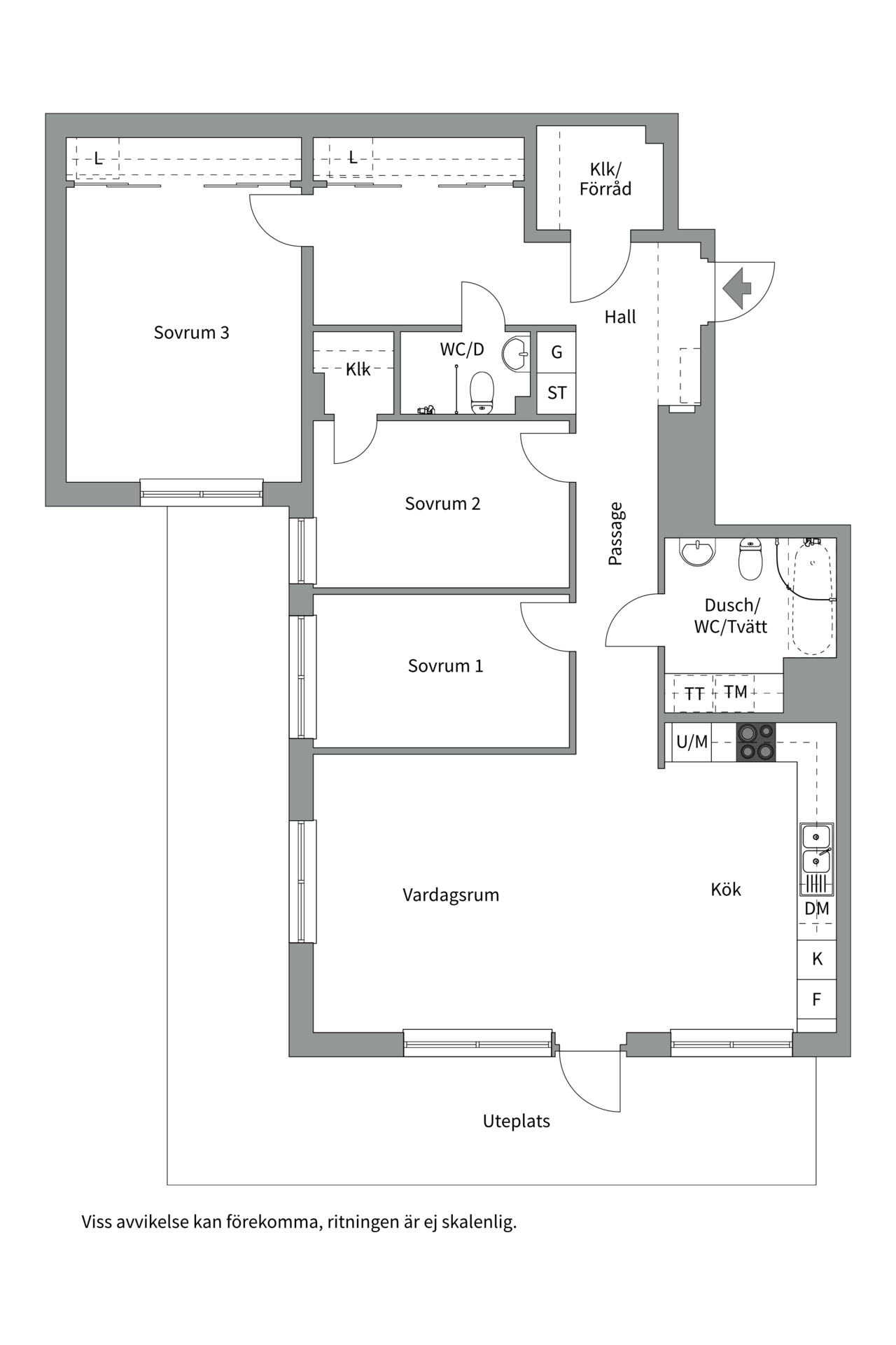 Bostadsbild från Tollareslingan 22, 1tr, Såld i Tollare, Nacka