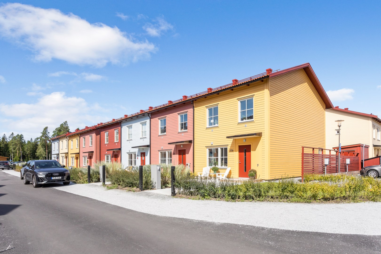 Bostadsbild från Keramikens väg 33 C, Kommande i Steninge slottsby, Sigtuna