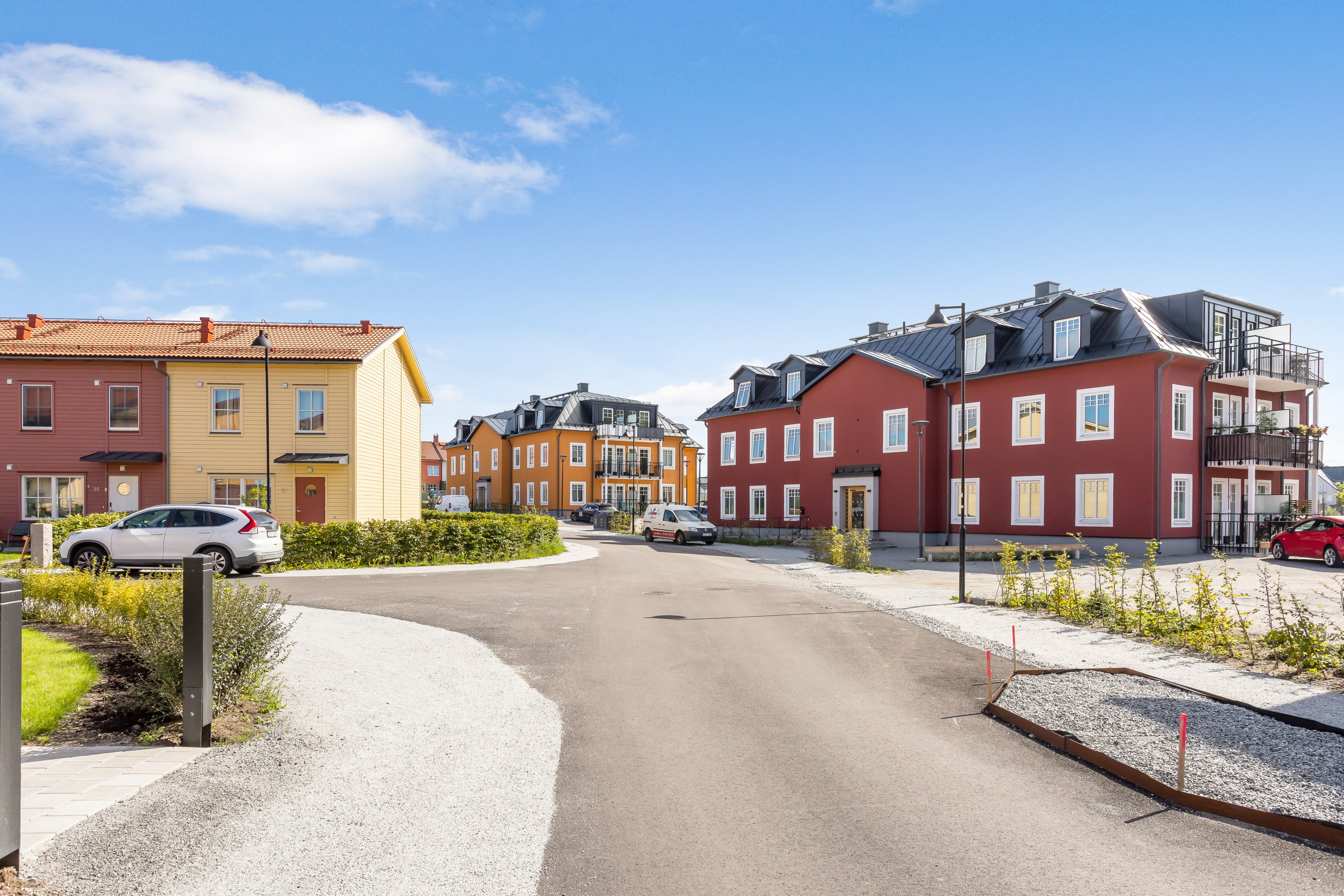 Bostadsbild från Keramikens väg 33 C, Kommande i Steninge slottsby, Sigtuna