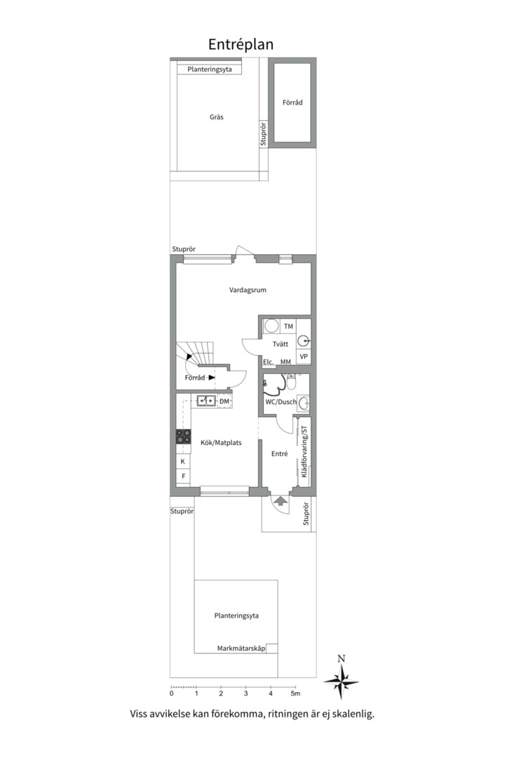 Planlösning från Keramikens väg 33 C, Kommande i Steninge slottsby, Sigtuna