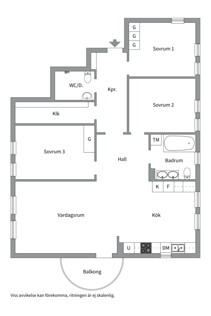 Planlösning från Kantatvägen 13, Såld i Forum Nacka, Nacka