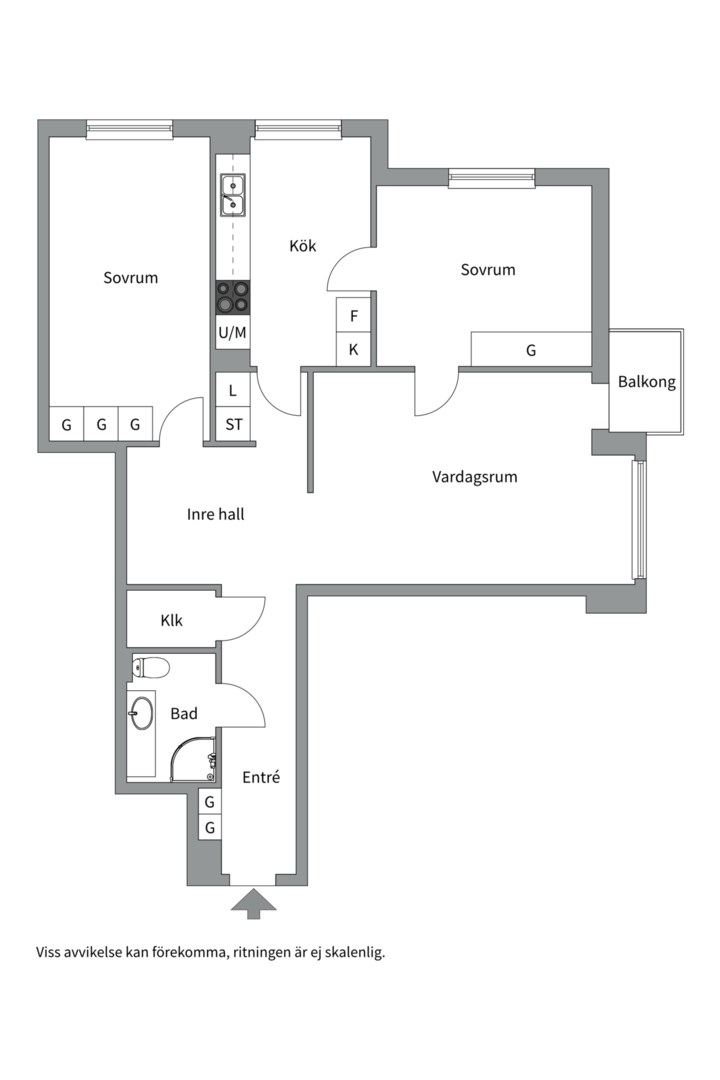 Planlösning från Per Hallströms Väg 2, 9 tr, Såld i Nacka Forum, Nacka