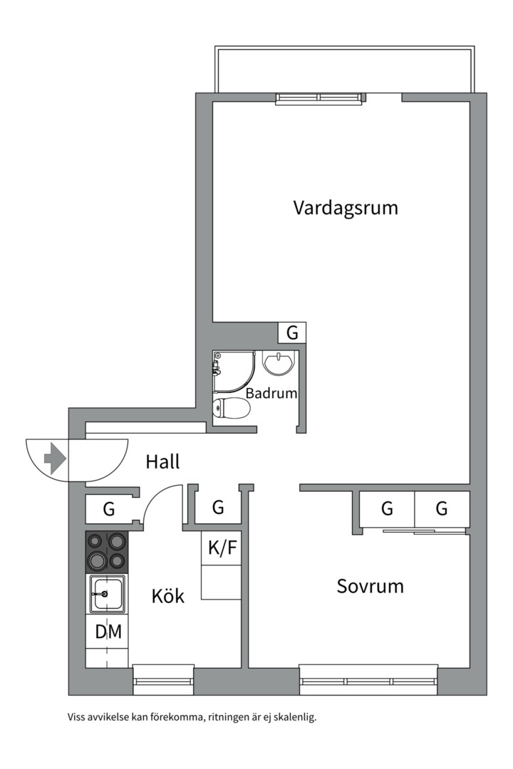 Bostadsbild från Geijersgatan 21A, Såld i Luthagen, Uppsala