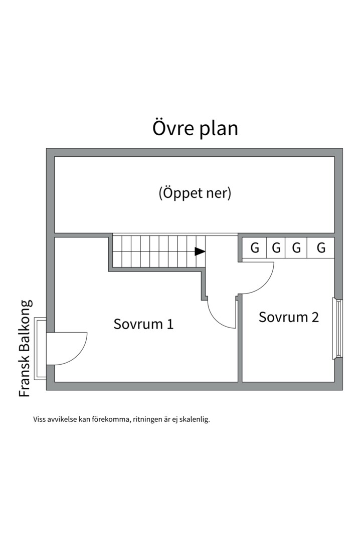 Planlösning från Mariagatan 13C, Kommande i Gustavsberg, Värmdö
