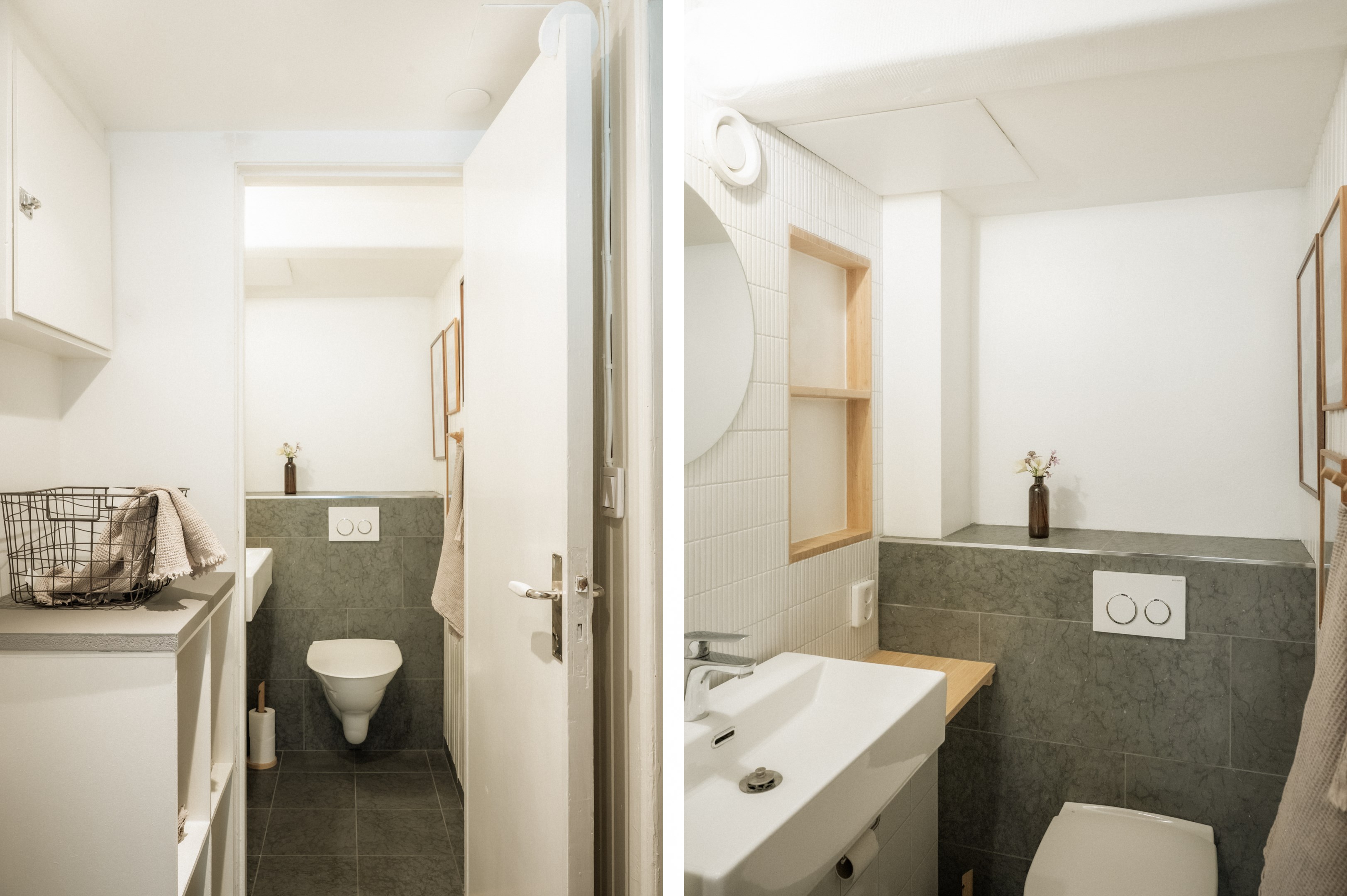WC i anslutning till tvättstugan