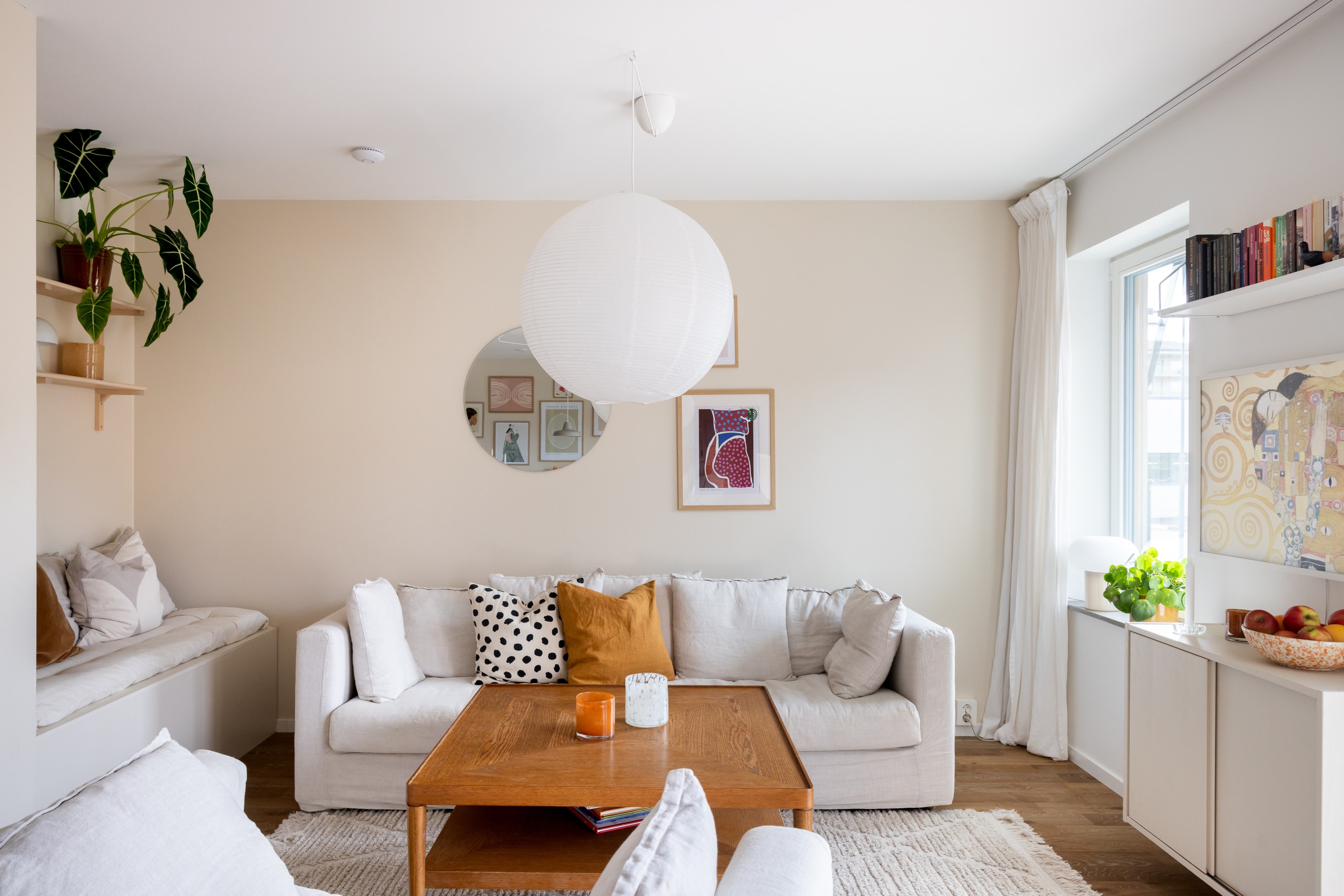 Tidigare sovrum - idag vardagsrum