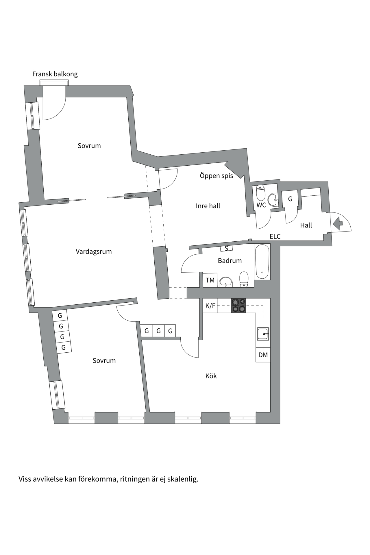 Bostadsbild från Hantverkargatan 7, 4tr, Såld i Kungsholmen - Nedre Kungsholmen, Stockholm