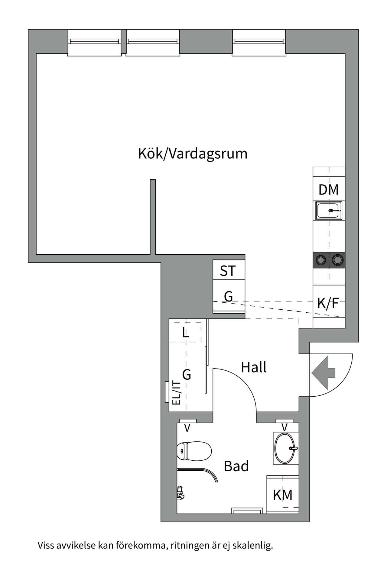 Bostadsbild från Kryddblandargatan 7, Såld i Centrum, Uppsala