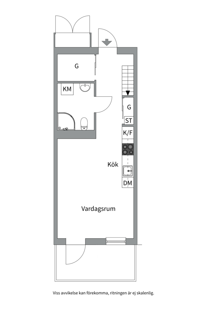 Planlösning från Vårdsätravägen 3 F, Såld i Rosendal, Uppsala