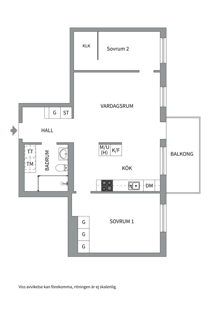 Planlösning från Tollare Ängsväg 24, 3 tr, Såld i Tollare, Nacka