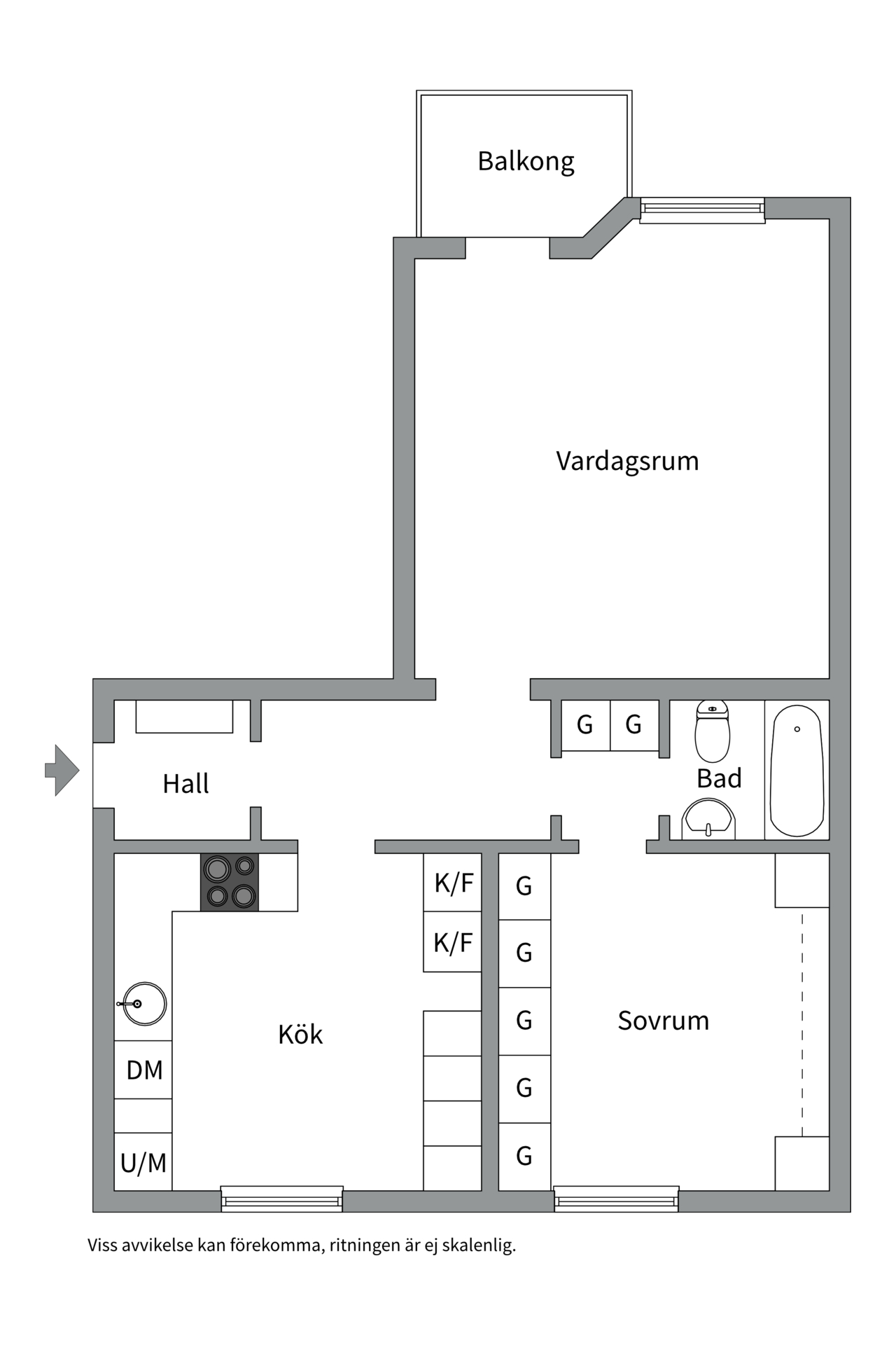 Bostadsbild från Börjegatan 56 B, Såld i Luthagen, Uppsala