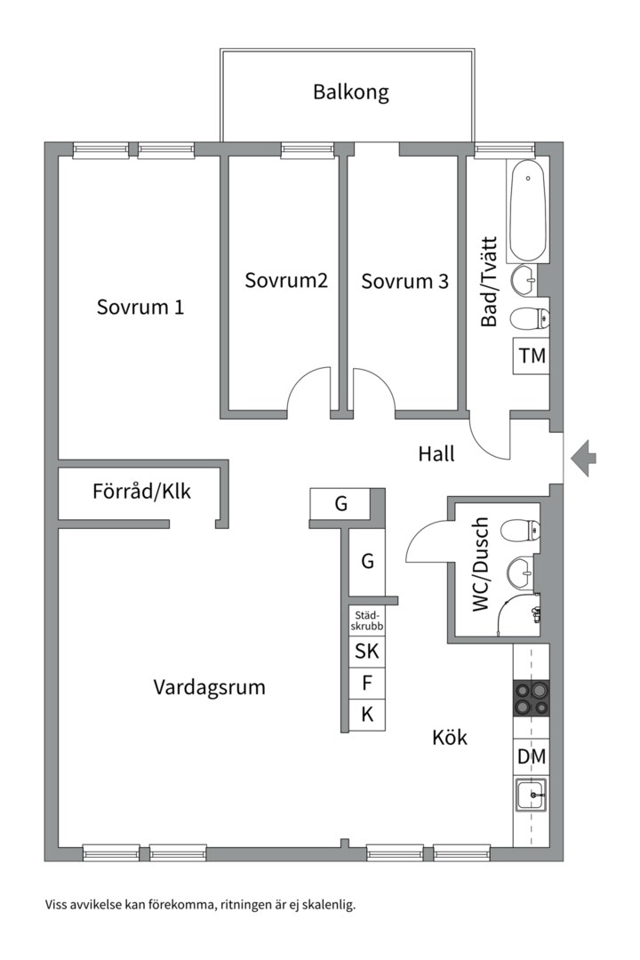 Planlösning från Ormingeringen 61A, Kommande i Västra Orminge, Nacka
