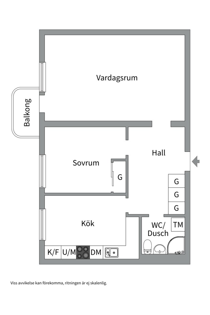 Bostadsbild från Torkelsgatan 16A, Kommande i Fålhagen, Uppsala