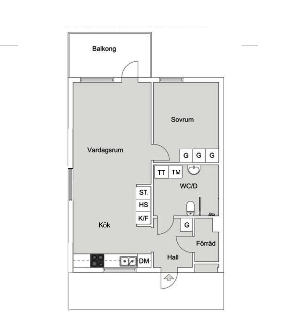 Planlösning från Fidravägen 35, Såld i Fiskarhöjden - Saltsjöbaden, Nacka