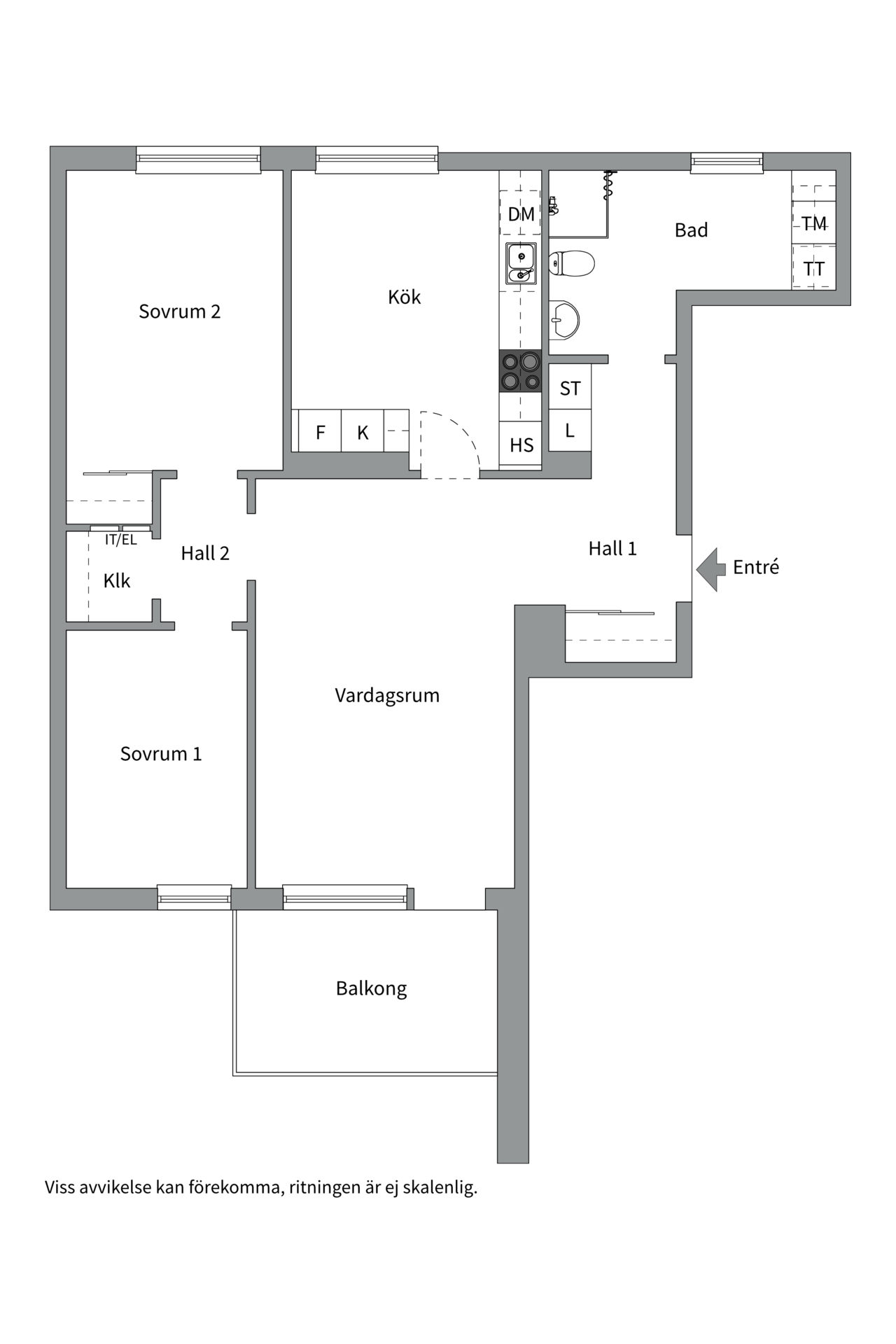 Bostadsbild från Torngatan 18, Såld i Kapellgärdet, Uppsala
