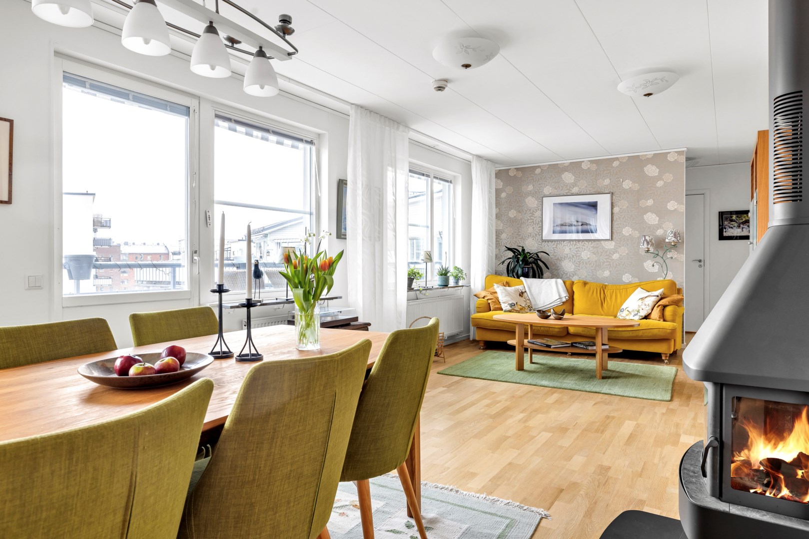 Bostadsbild från Klockargatan 19, Såld i Luthagen, Uppsala