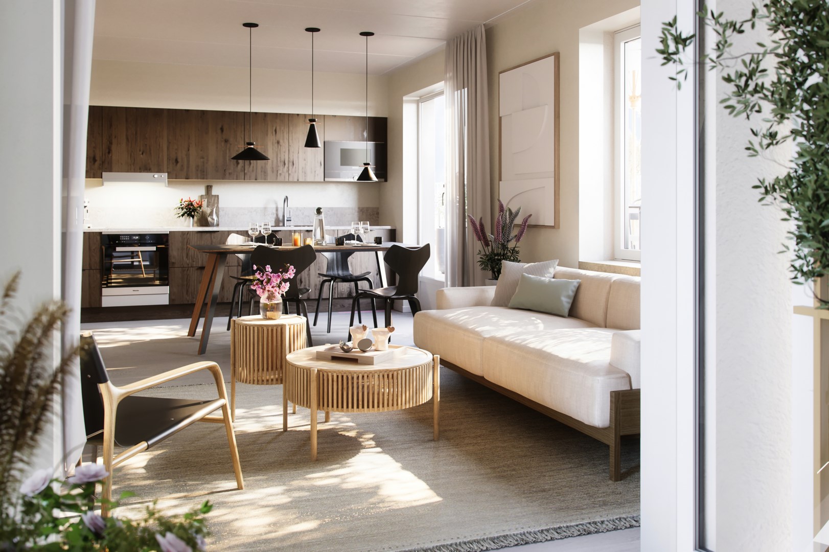 Bostadsbild från Majorsvägen 15, Till salu i Barkabystaden, Järfälla