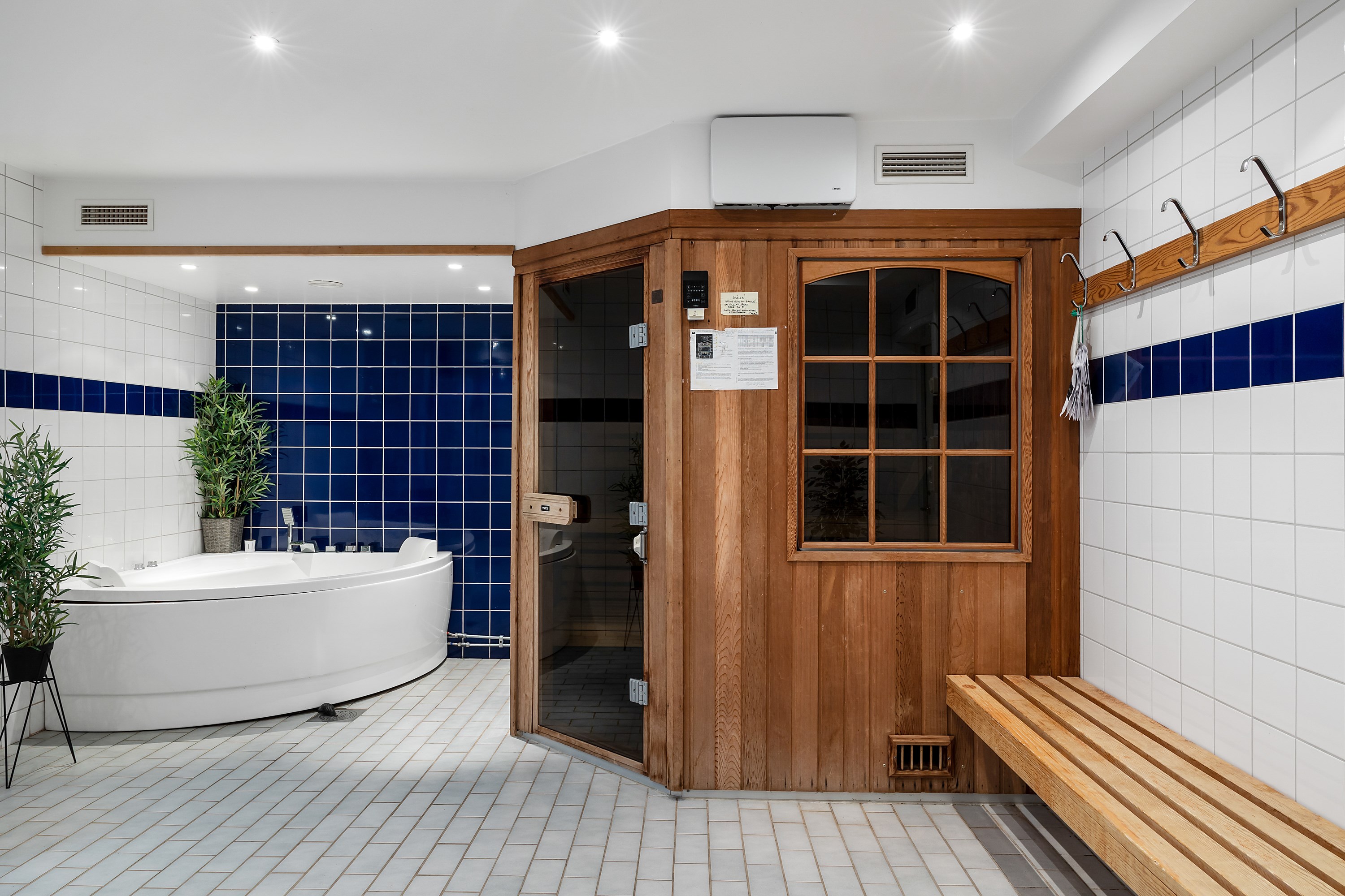 Föreningens trevliga bastu/relax